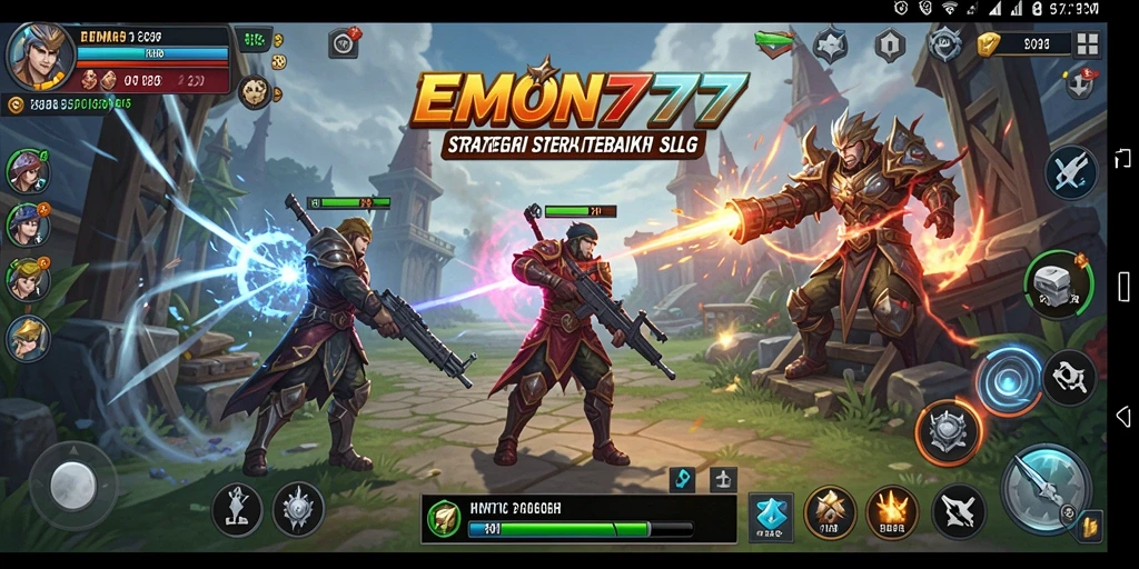 Tampilan seru dan mendebarkan dari gameplay EMON777.