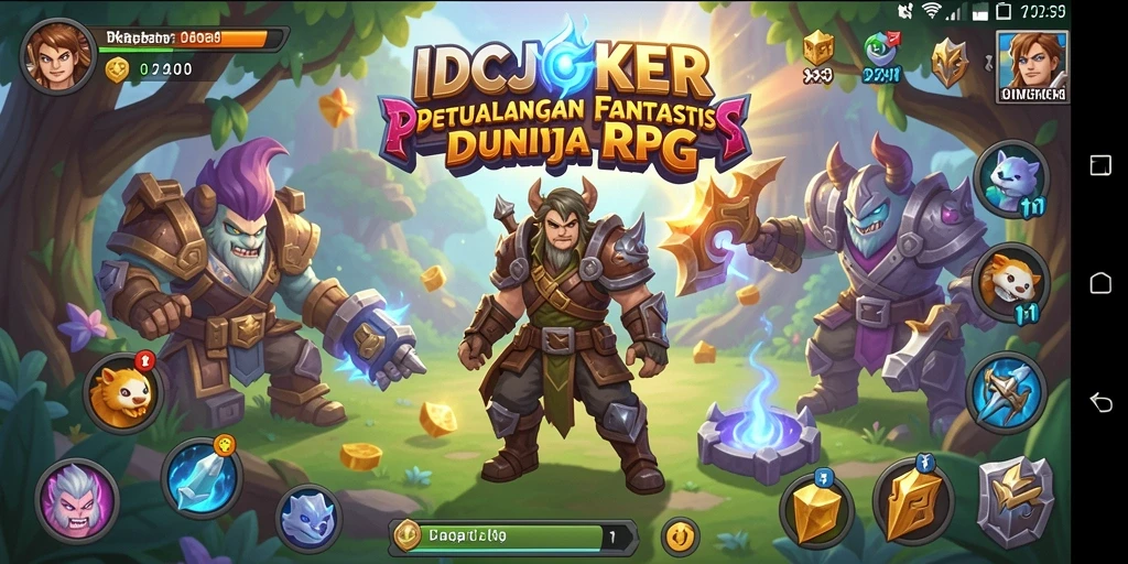 Tampilan gameplay RPG yang menakjubkan di IDCJOKER.