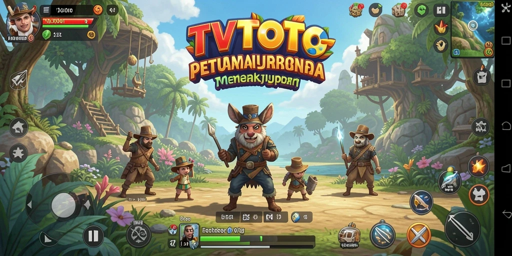 Tampilan gameplay seru di dunia terbuka TVTOTO.